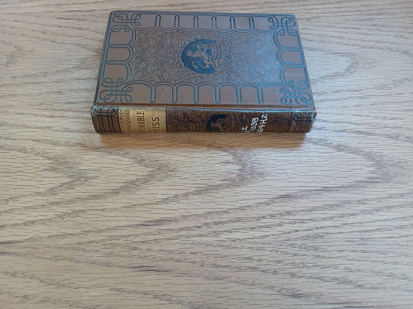 The Honorable Miss By L T Meade Authorized Edition 1890 Signed