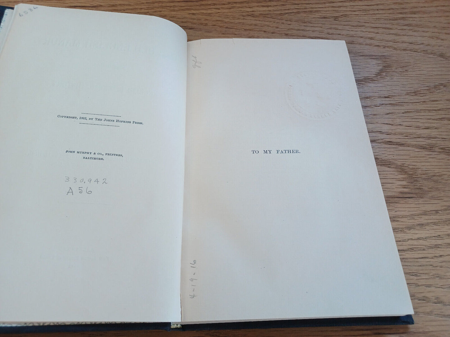 The Old English Manor A Study In English Economic History 1892