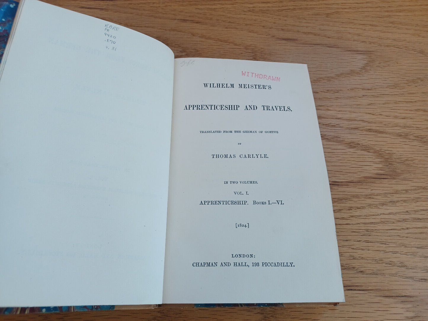 Translations From The German Thomas Carlyle Vol I 1870