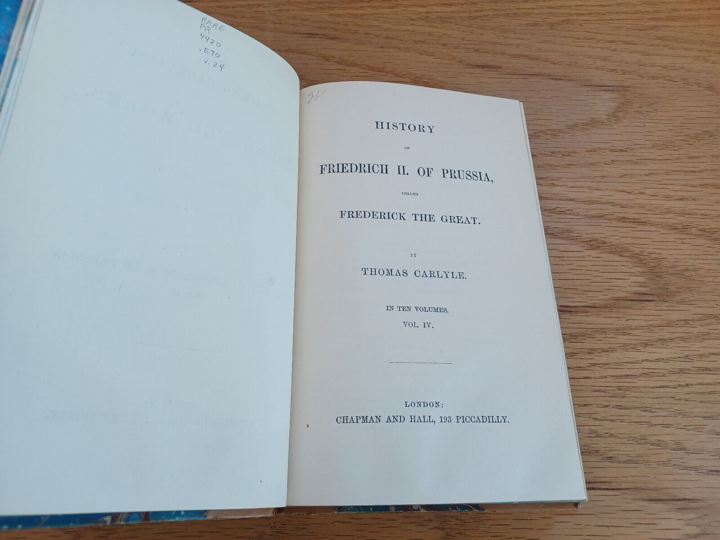 Thomas Carlyle'S Collected Works Library Edition Vol Xxiv 1870