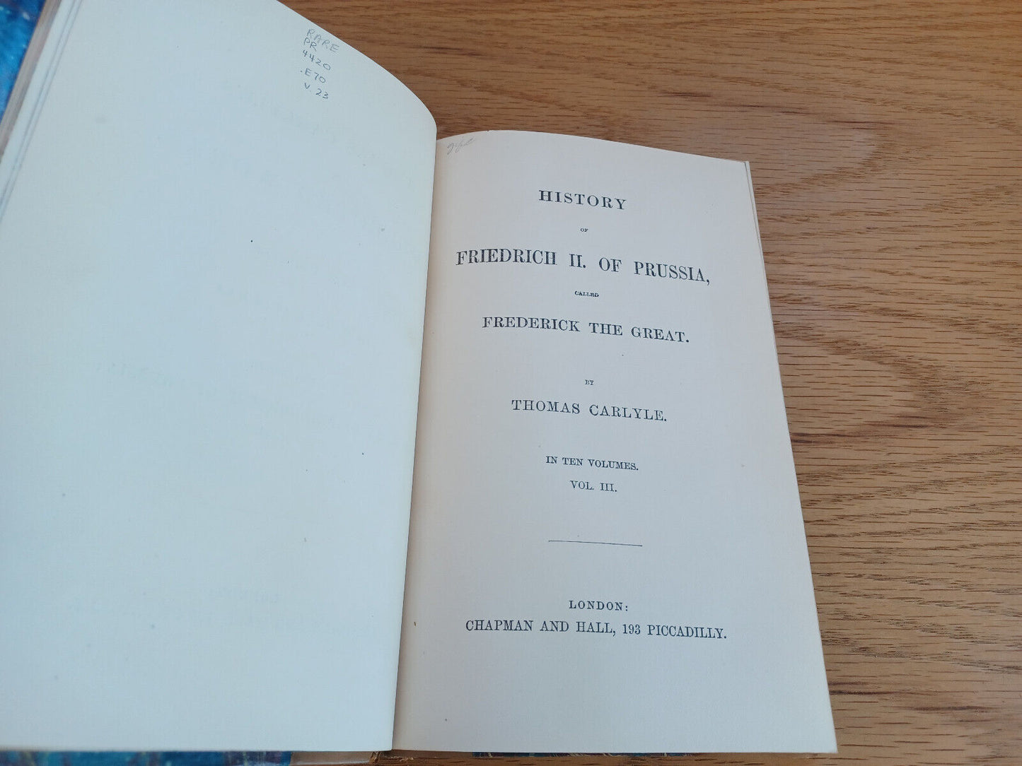 Thomas Carlyle'S Collected Works Library Edition Vol Xxiii 1870