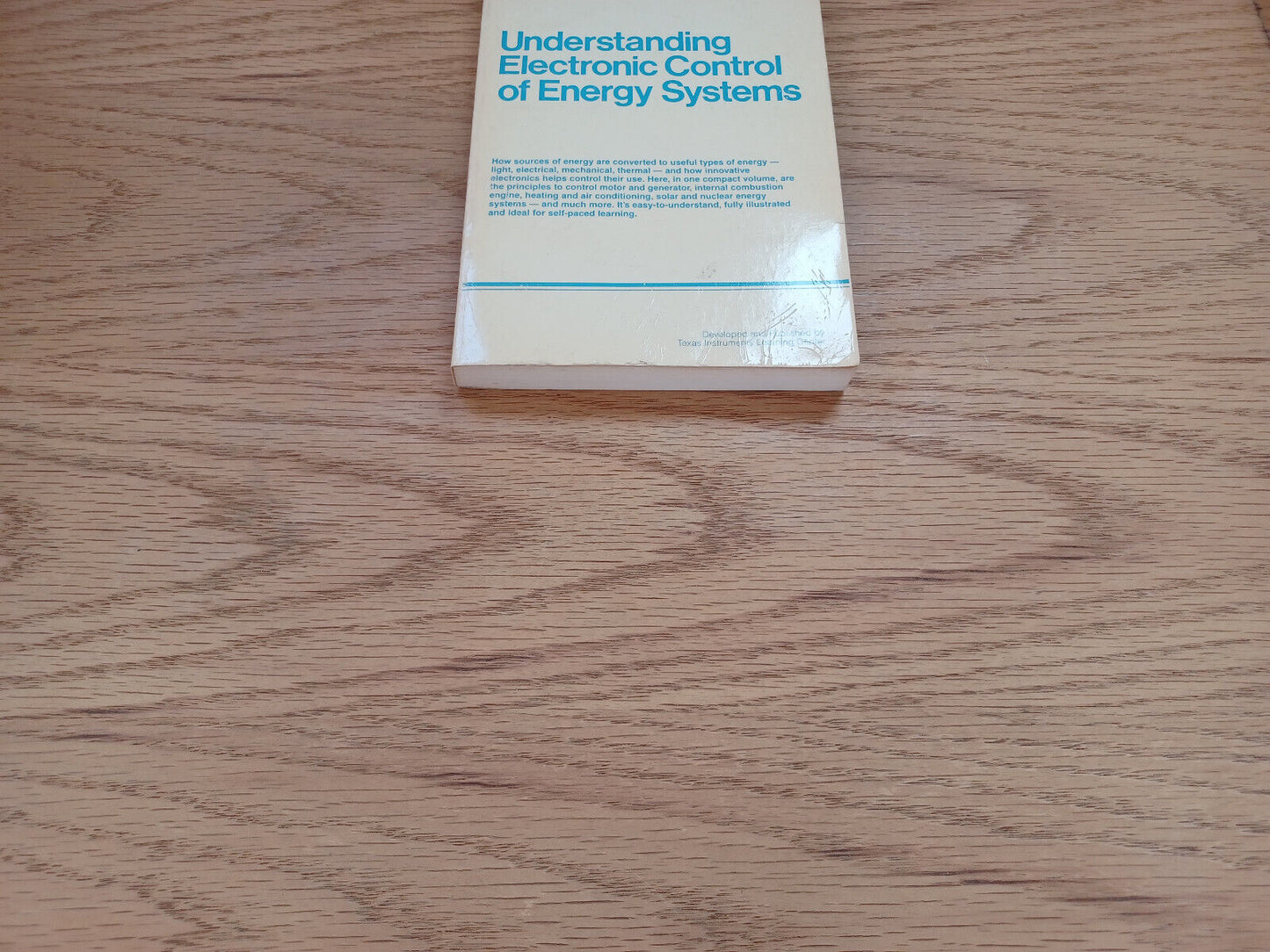 Understanding Electronic Control Of Energy Systems Don L Cannon 1982