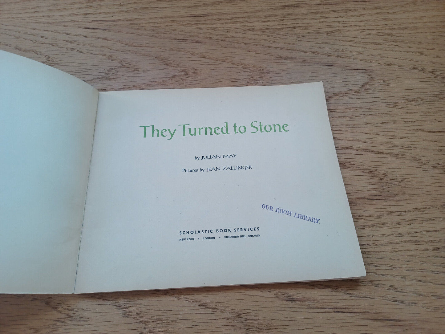 They Turned To Stone Julian May 1968