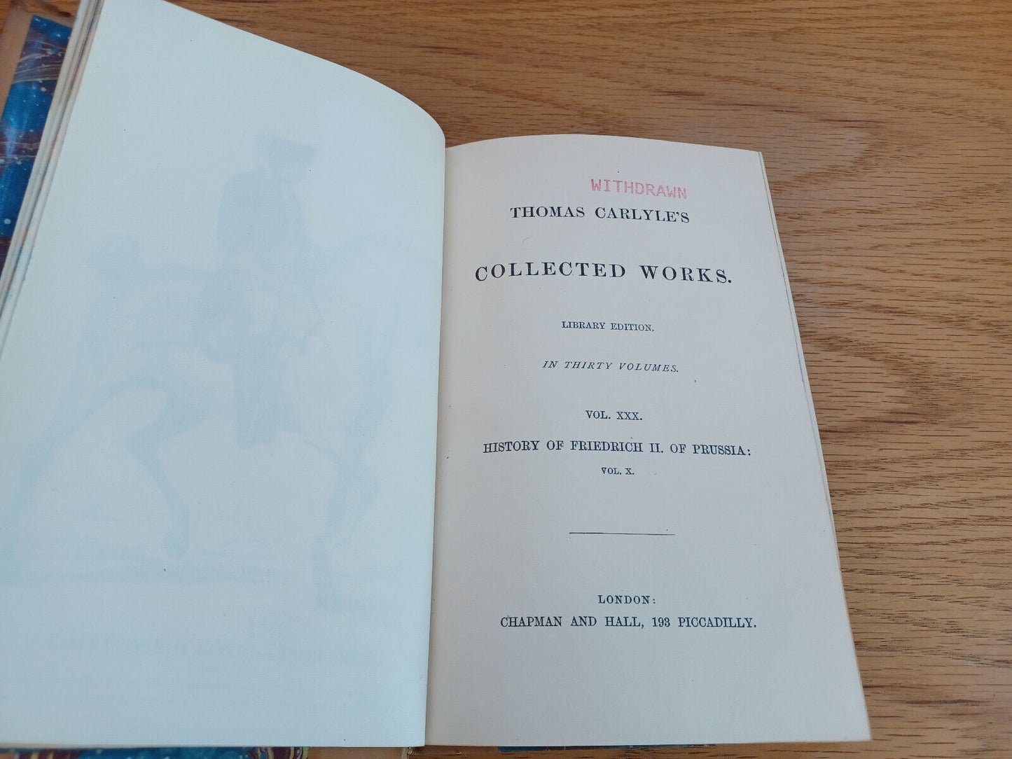 Thomas Carlyle'S Collected Works Library Edition Vol Xxx 1871