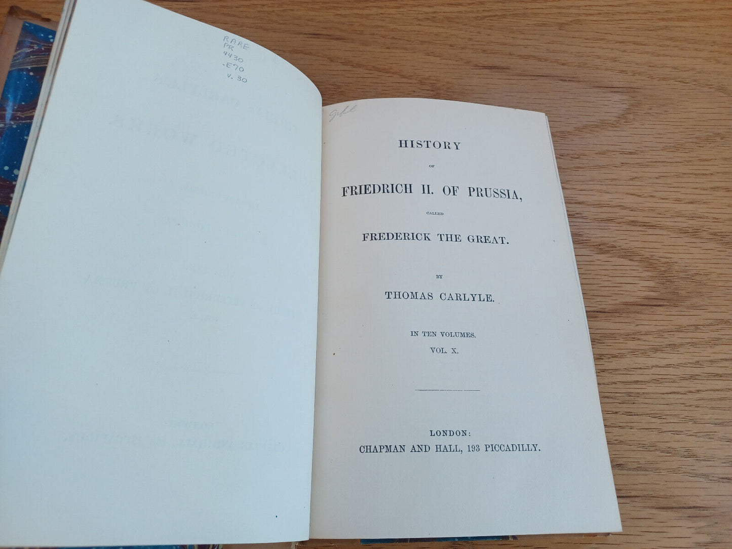 Thomas Carlyle'S Collected Works Library Edition Vol Xxx 1871