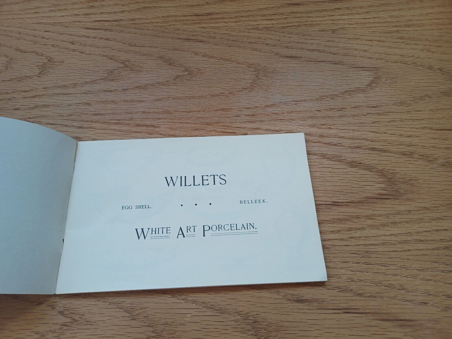 Willets White Art Porcelain Rines Reprints Gies & Co