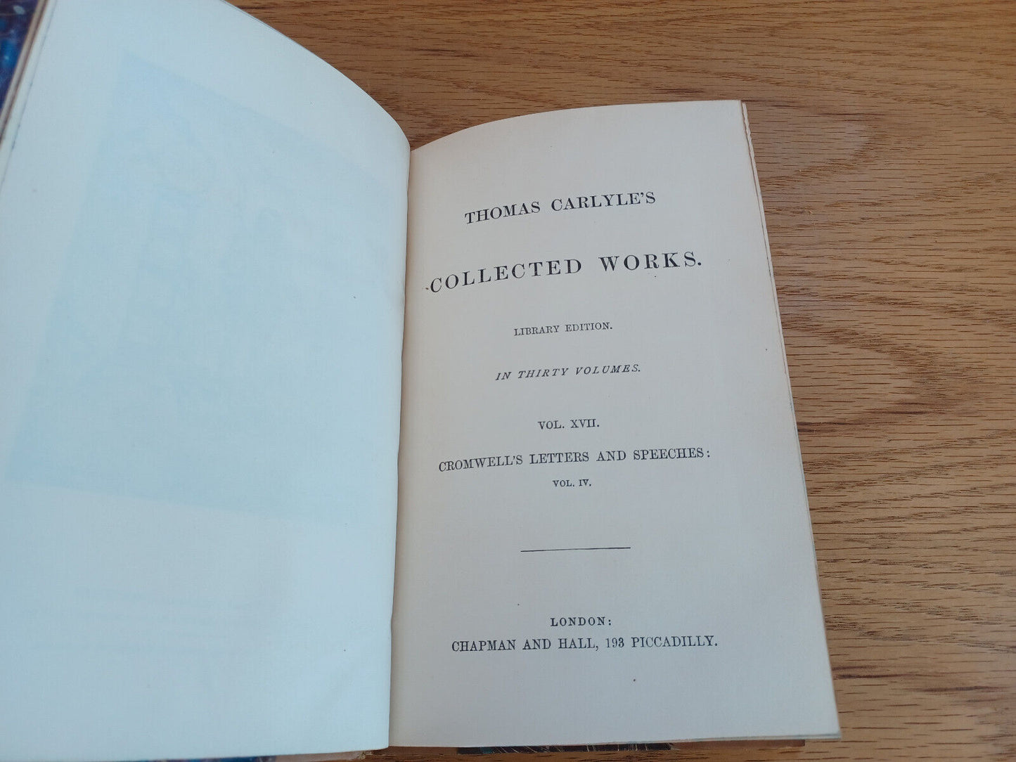 Thomas Carlyle'S Collected Works Library Edition Vol Xvii 1870