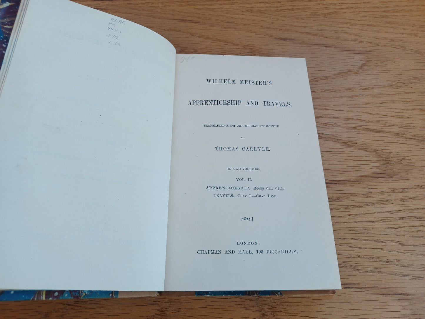 Translations From The German Thomas Carlyle Vol Ii 1870