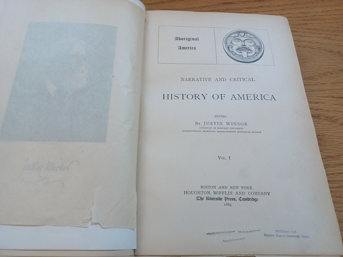 Narrative And Critical History Of America Justin Winsor Vol I 1889