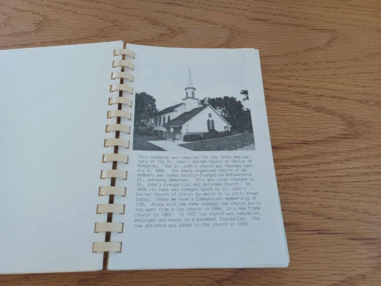 125Th Anniversary Cookbook St John'S Ucc Bongards 1991