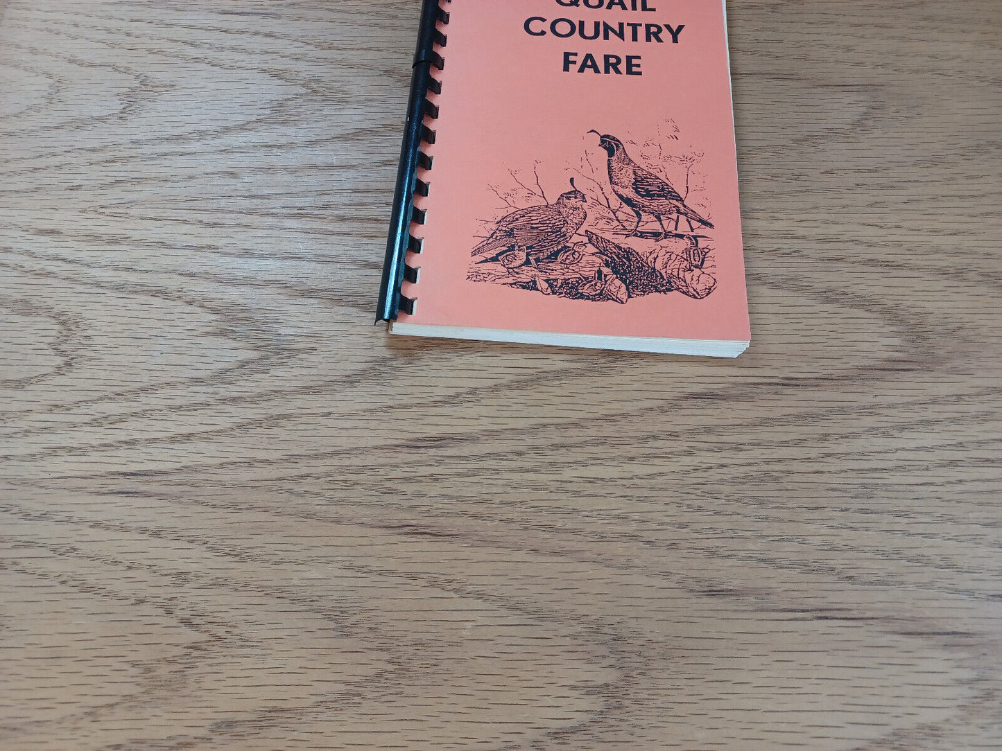 Quail Country Fare Cookbook Maria Bergmann Elise Ferrell