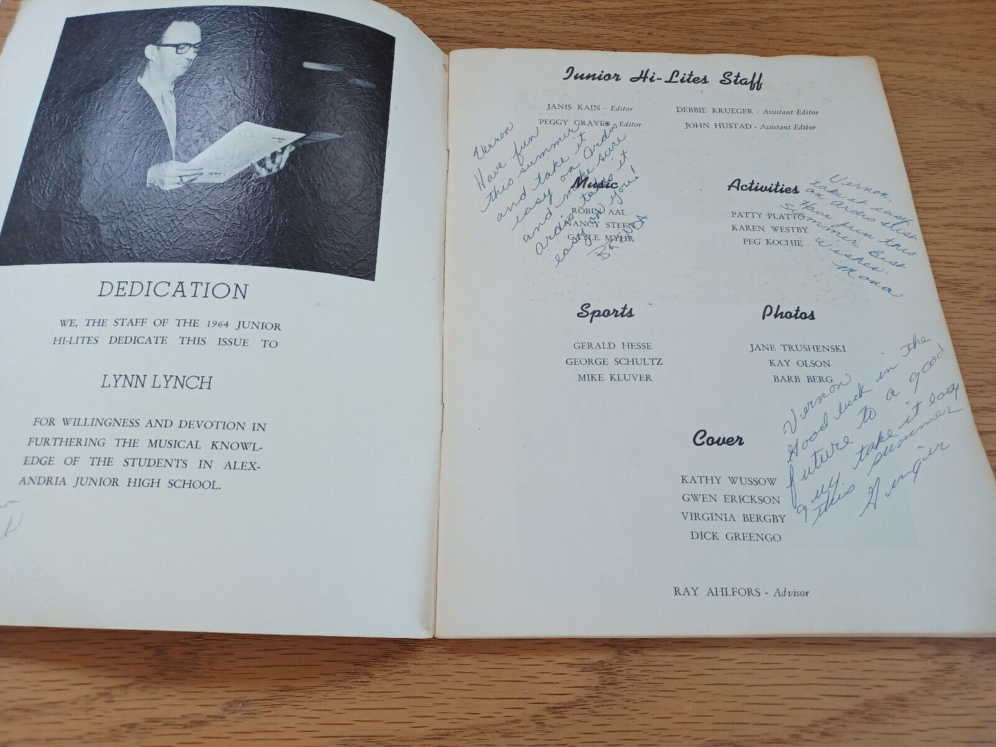 Junior Hilites 1964 Janis Kain Debbie Krueger Peggy Graves