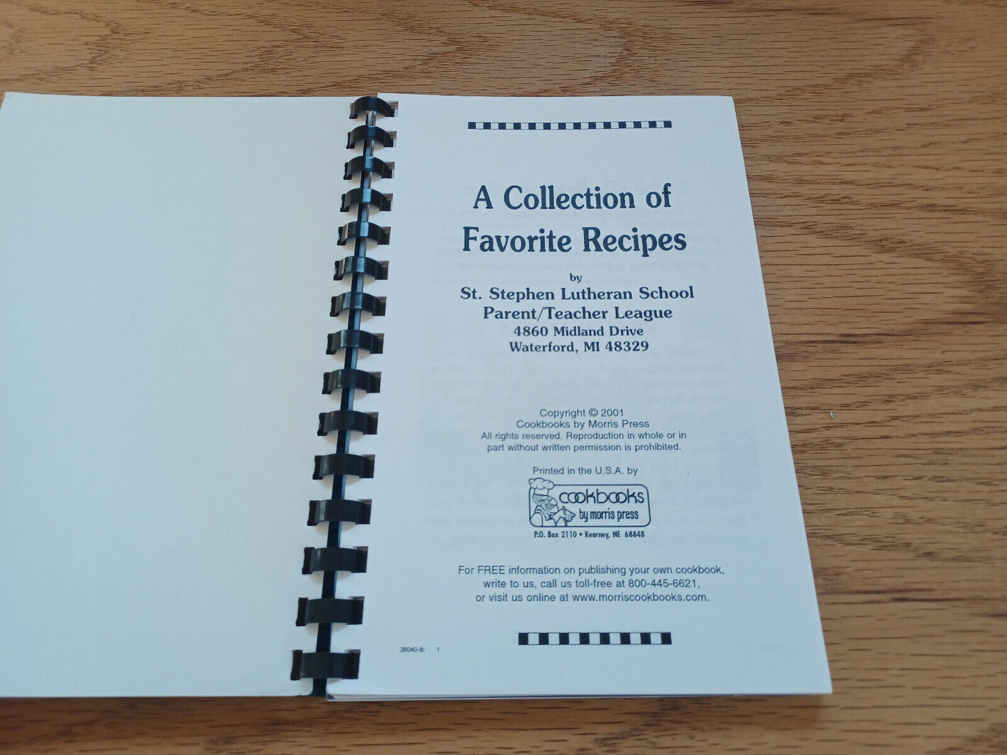 A Collection Of Favorite Recipes St Stephen Lutheran Church And School 2001