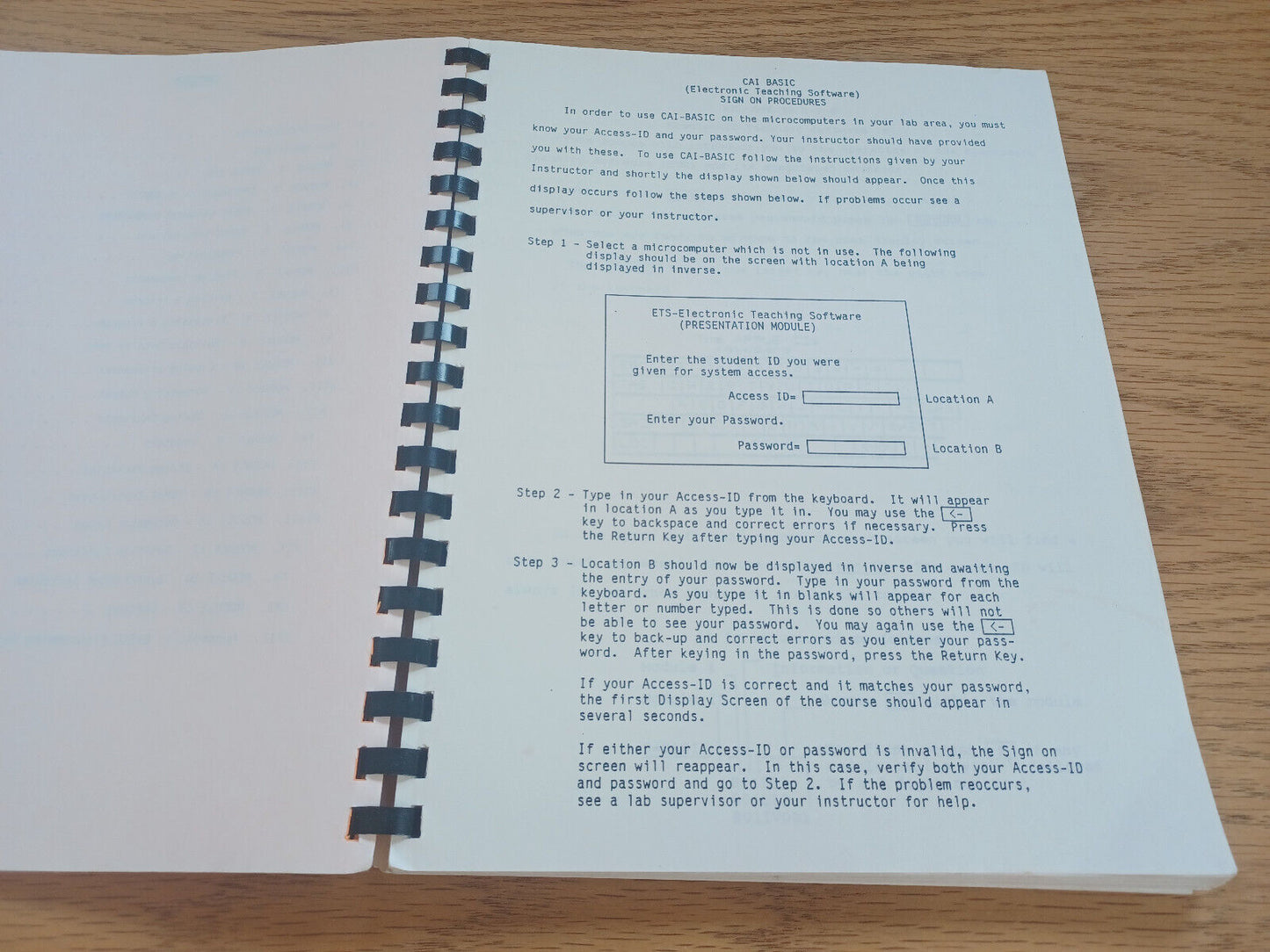 Cai Computer Assisted Instruction Basic Ets Electronics Teaching Software 1984