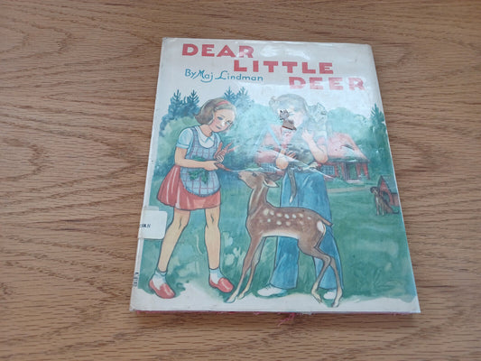 Dear Little Deer Maj Lindman 1953 Dust Jacket