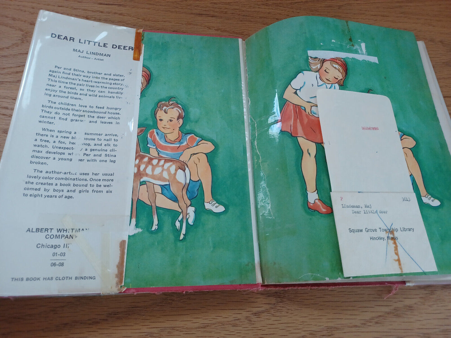 Dear Little Deer Maj Lindman 1953 Dust Jacket