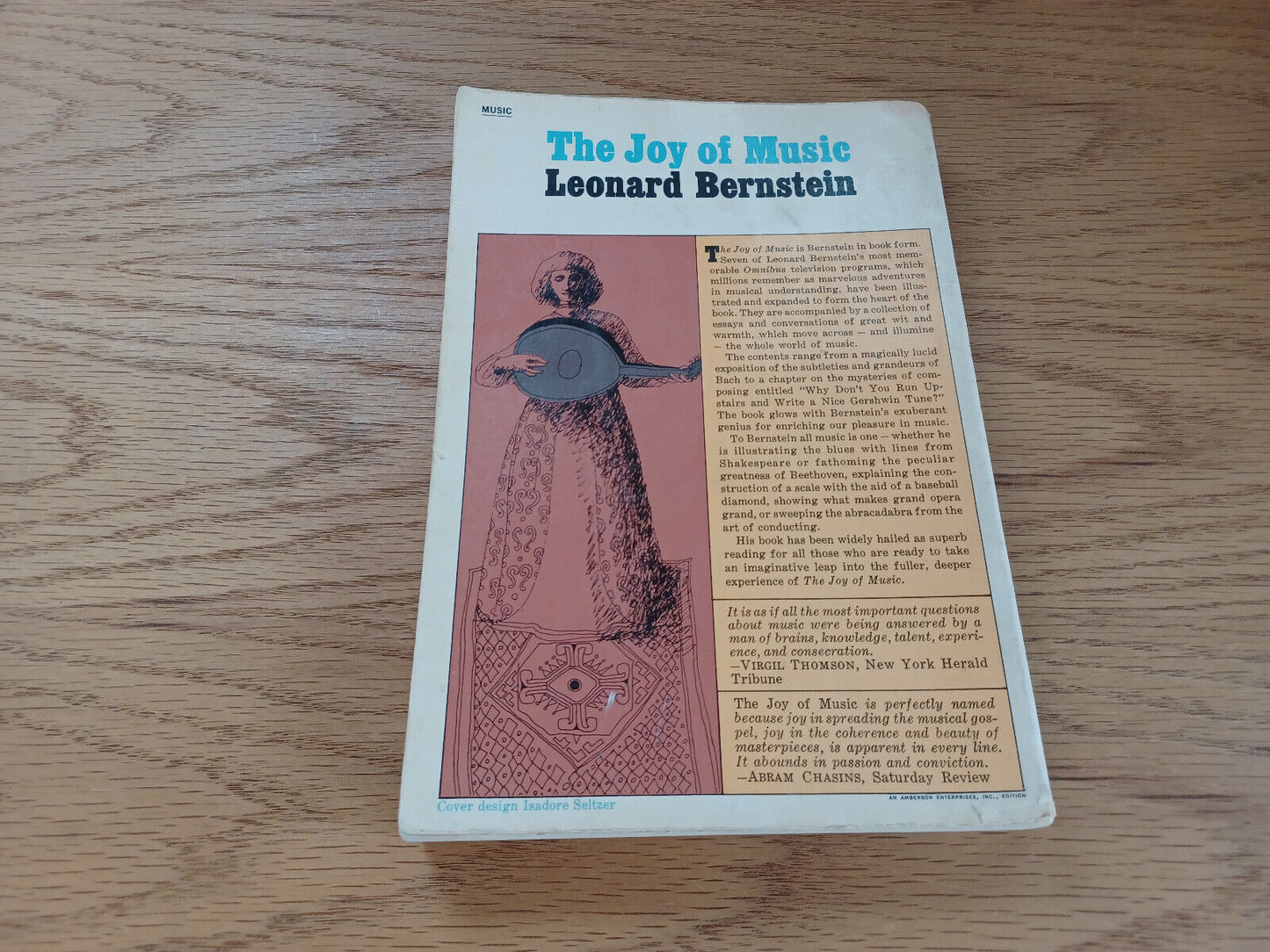 The Joy Of Music Leonard Bernstein 1965 Paperback