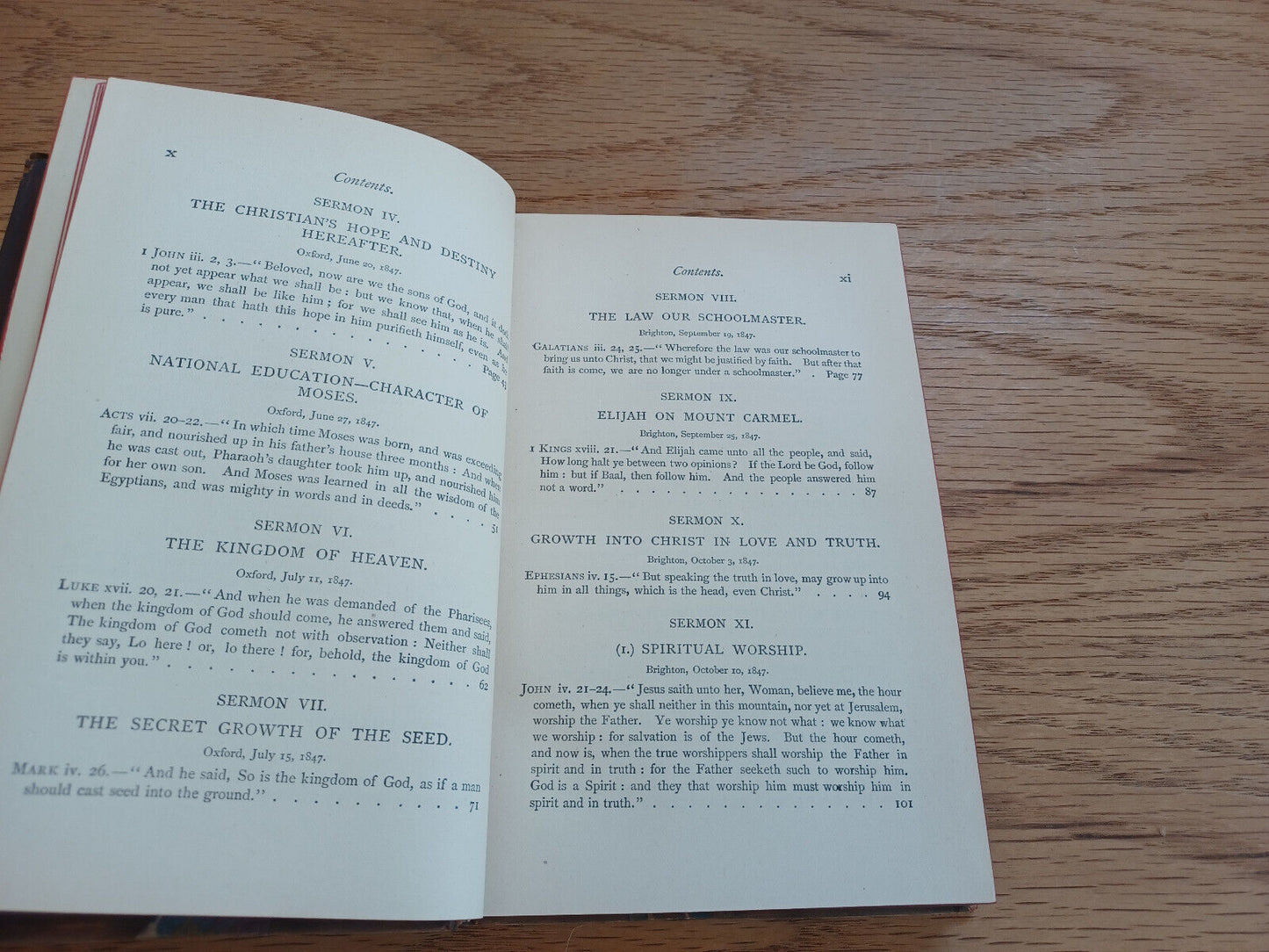 Sermons Frederick W Robertson Fifth Series 1889 New Edition