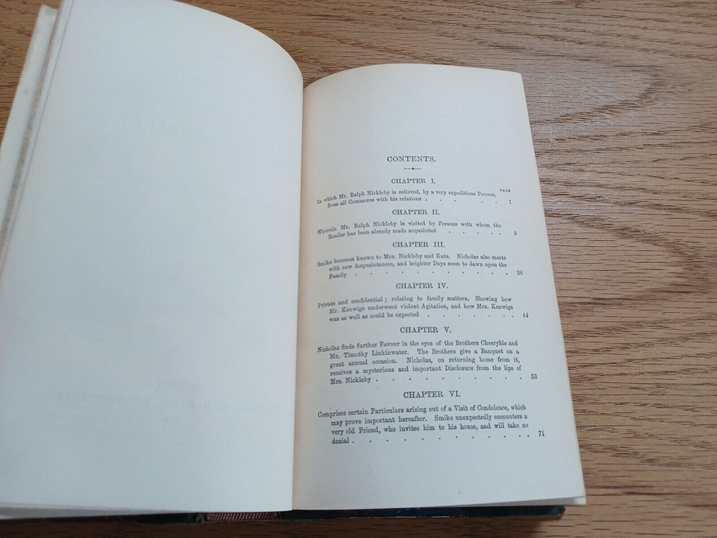 The Life And Adventures Of Nicholas Nickleby Charles Dickens Vol Ii 1869