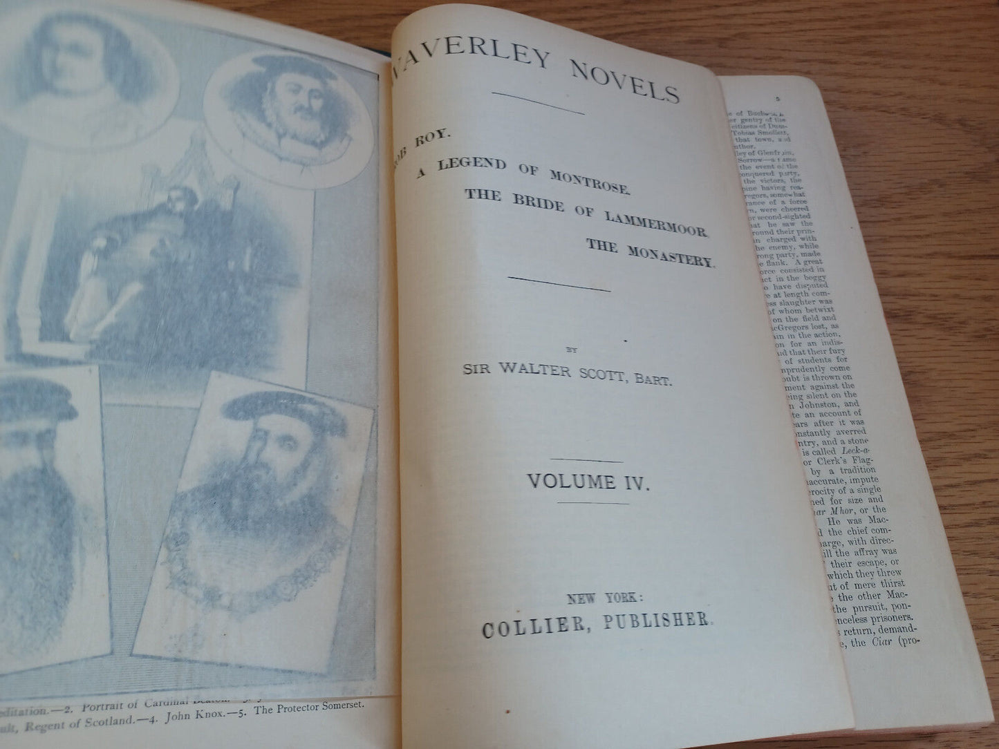 Waverley Novels Sir Walter Scott Volume Iv Rob Roy Legend Of Montrose