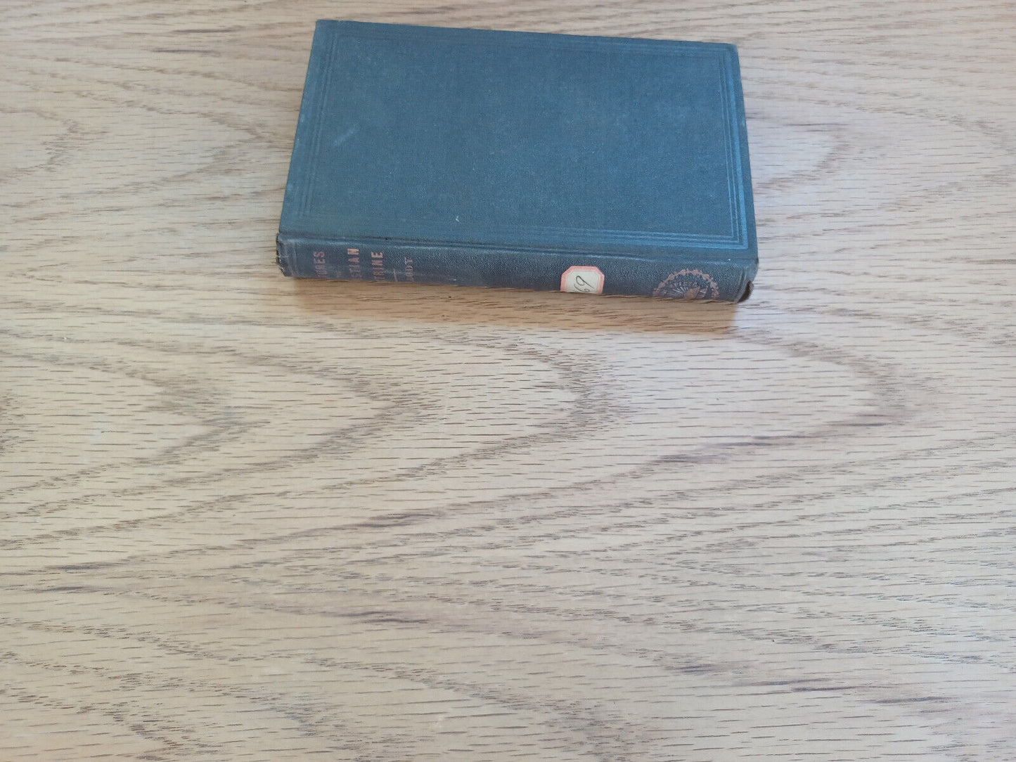 Lectures On Christian Doctrine Andrew P Peabody 1857