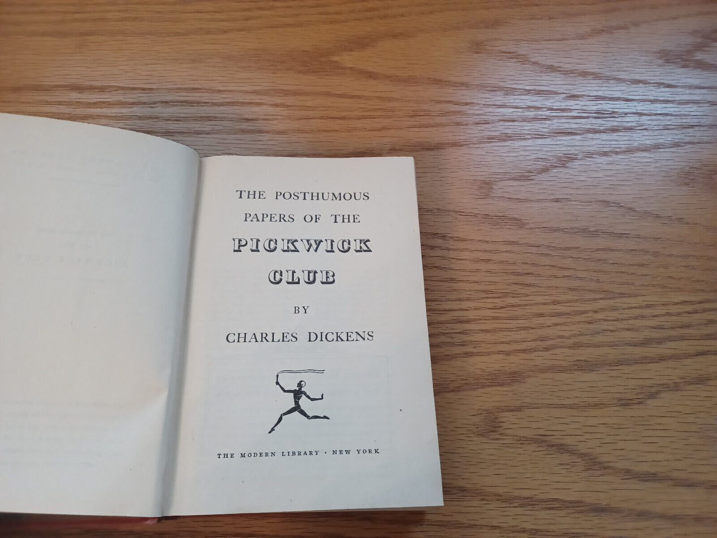 The Posthumous Papers Of The Pickwick Club Charles Dickens Modern Library