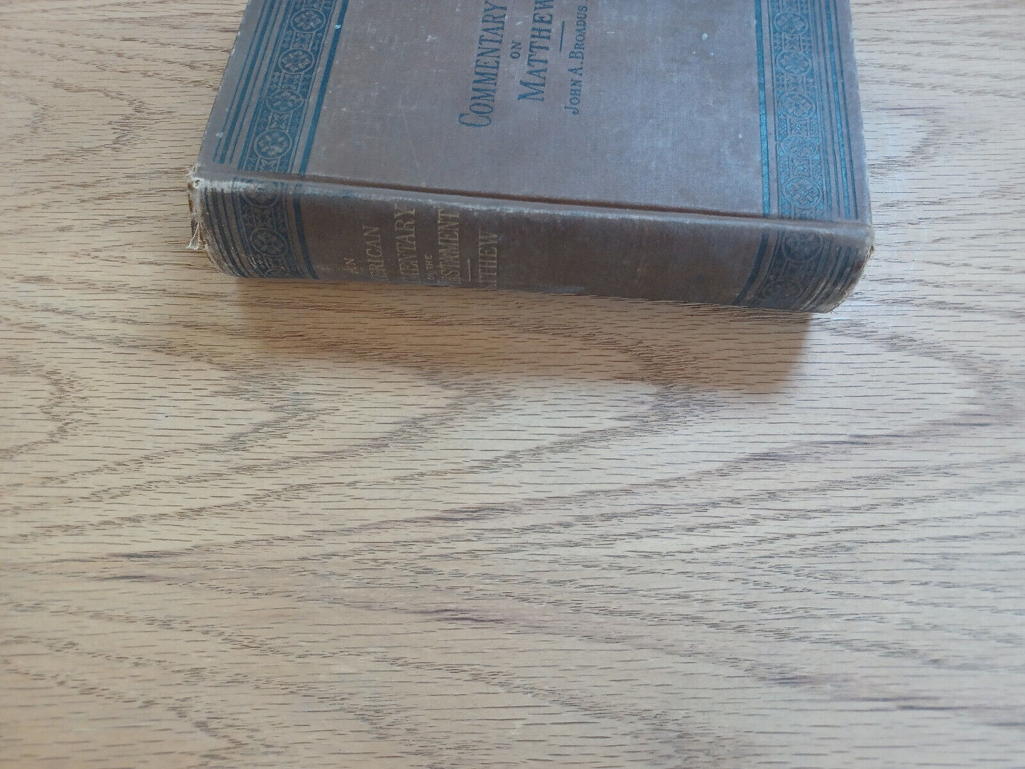 Commentary On The Gospel Of Matthew John A Broadus 1886