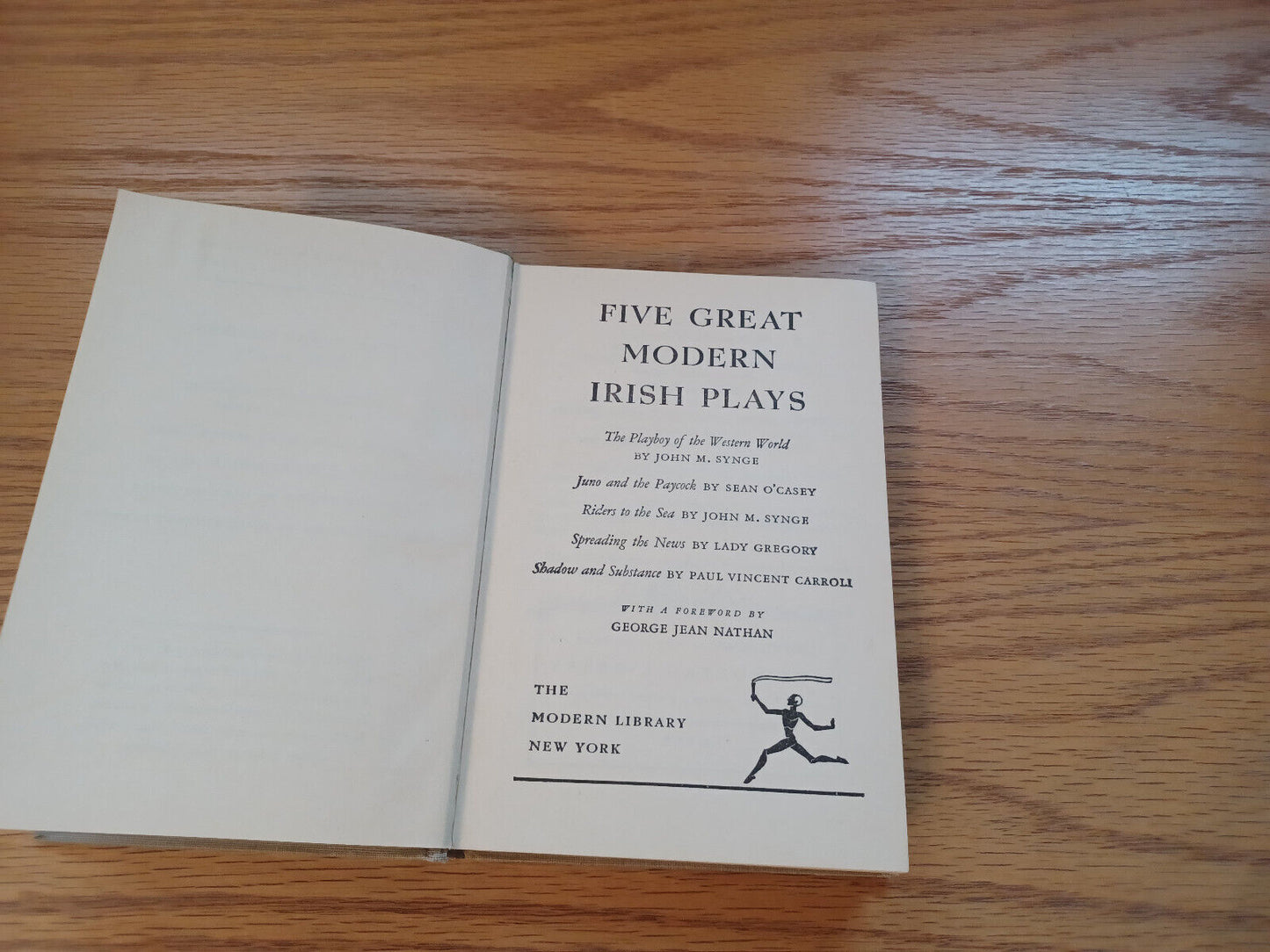 Five Great Modern Irish Plays 1941 John M Synge