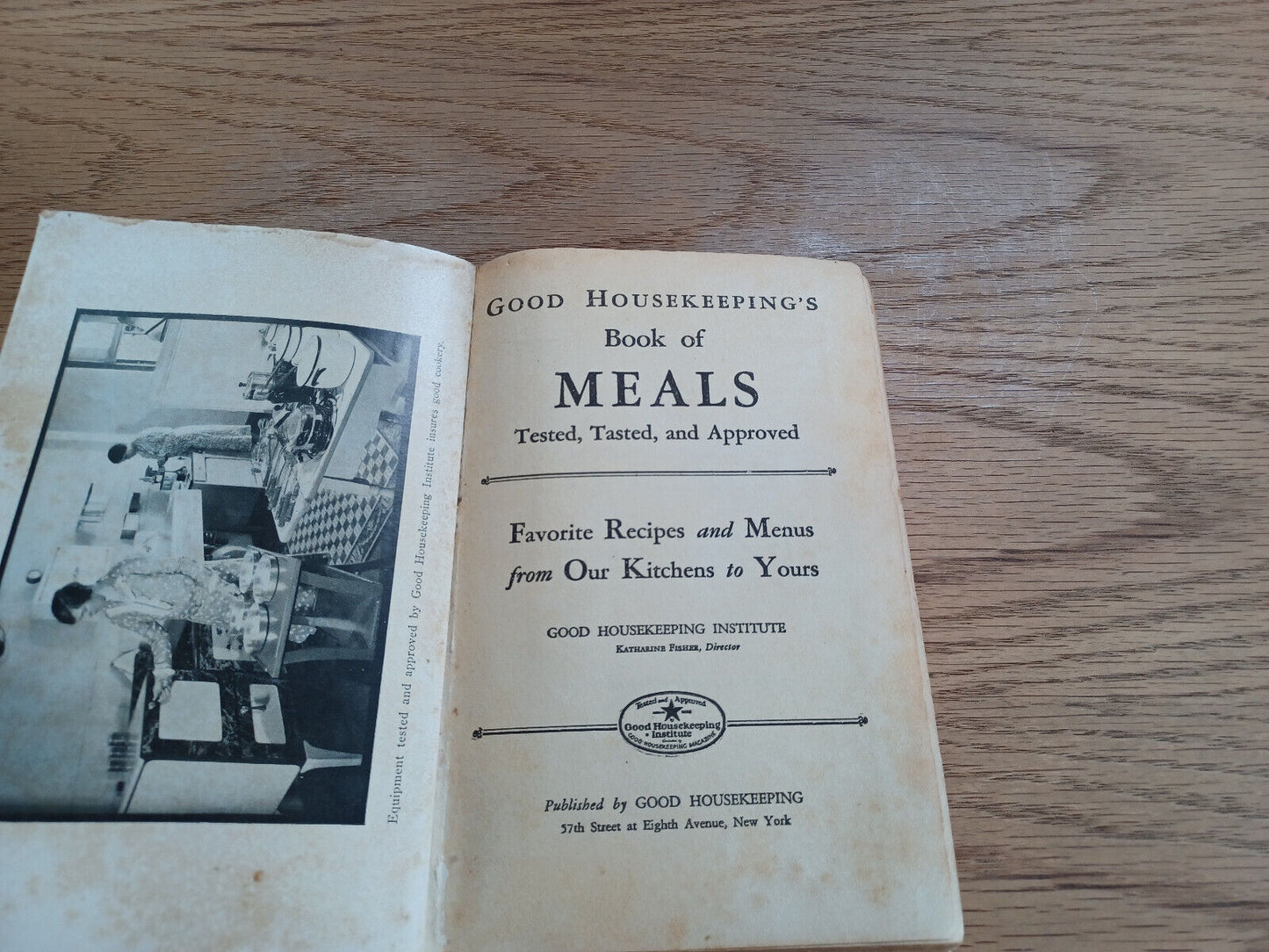 Good Housekeeping'S Book Of Meals 1931 Favorite Recipes And Menus