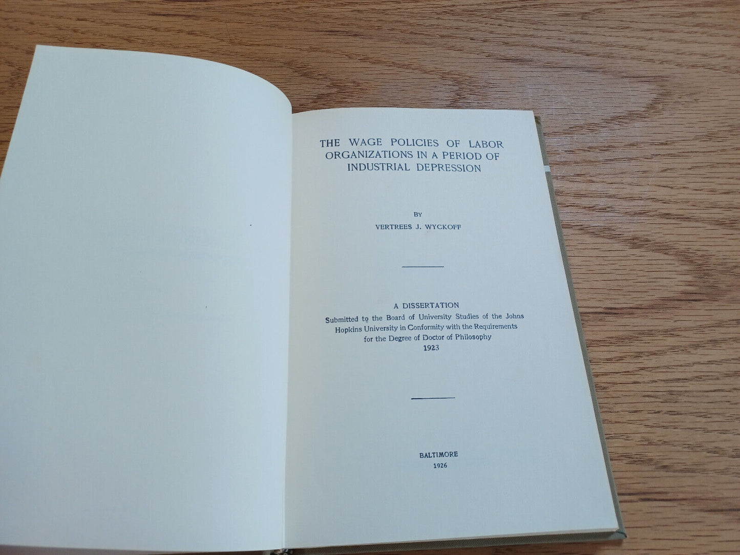 The Wage Policies Of Labor Organizations In Period Of Industrial Depression 1969