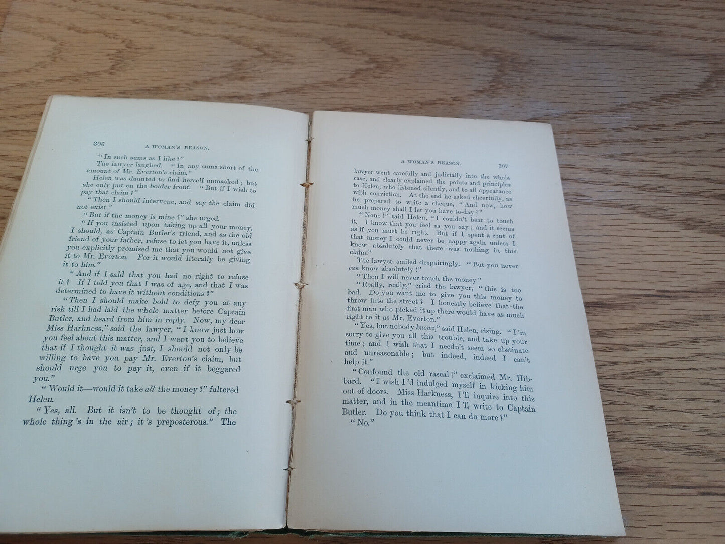 A Woman'S Reason A Novel By William D Howells 1883