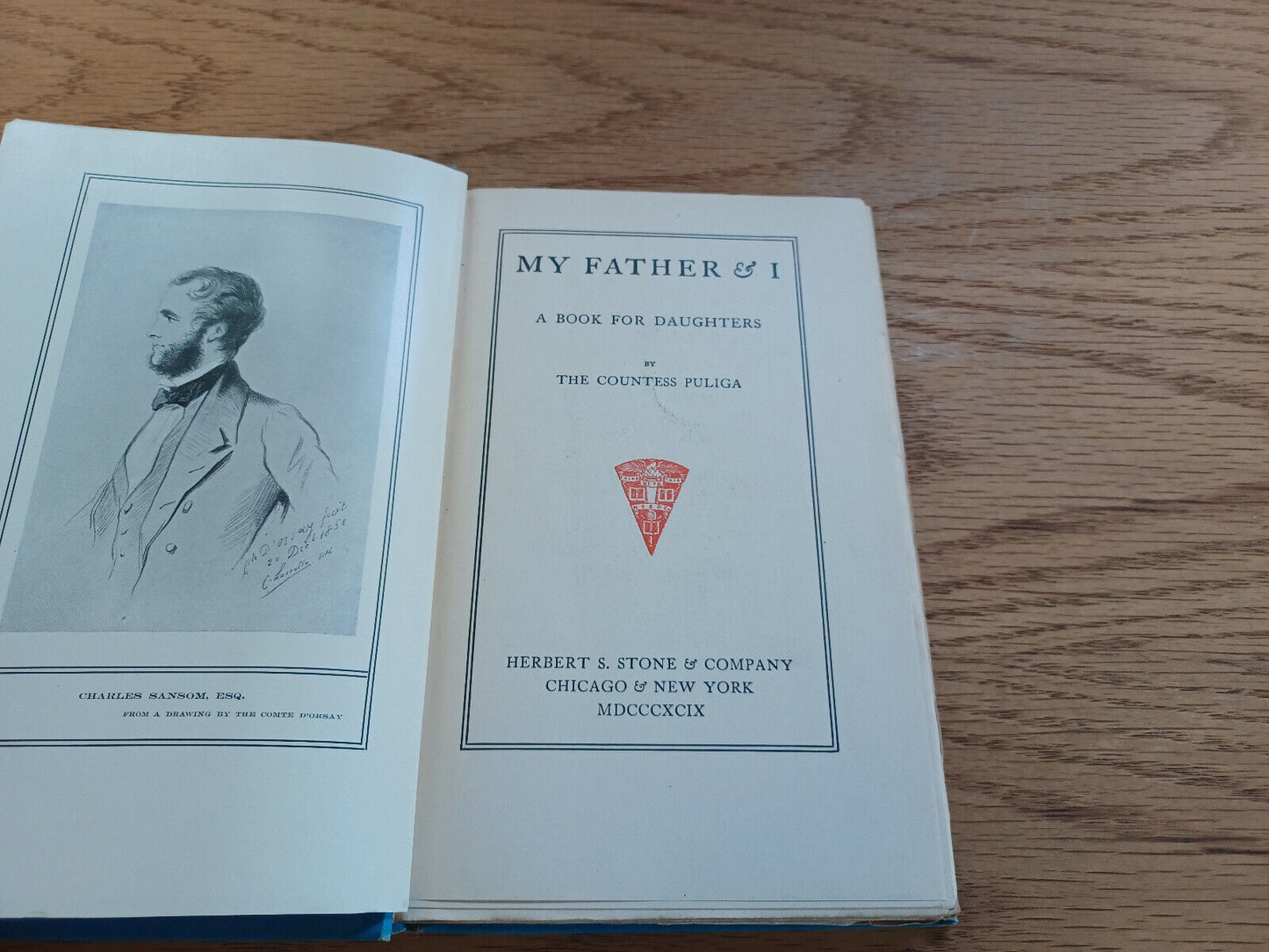 My Father & I A Book For Daughters The Countess Puliga 1899