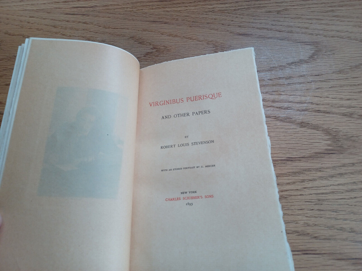 Virginibus Puerisque And Other Papers Robert Louis Stevenson 1893