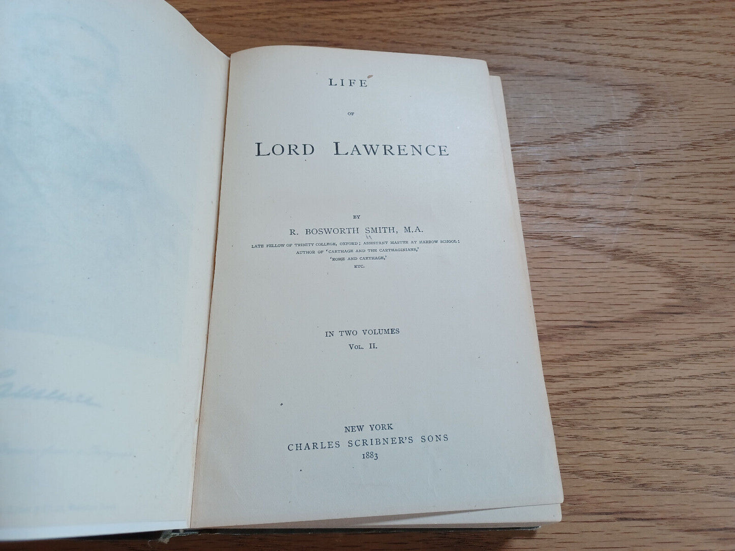 Life Of Lord Lawrence R Bosworth Smith Vol Ii 1883