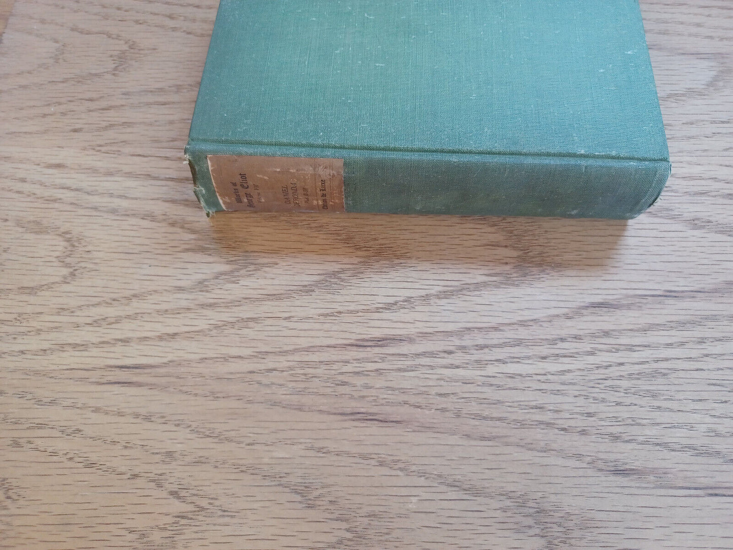 The Works Of George Eliot Vol Vii Edition De Luxe Daniel Deronda