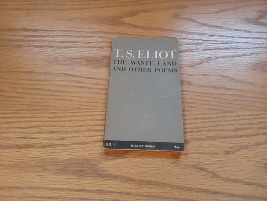 The Wasteland And Other Poems T S Eliot 1958