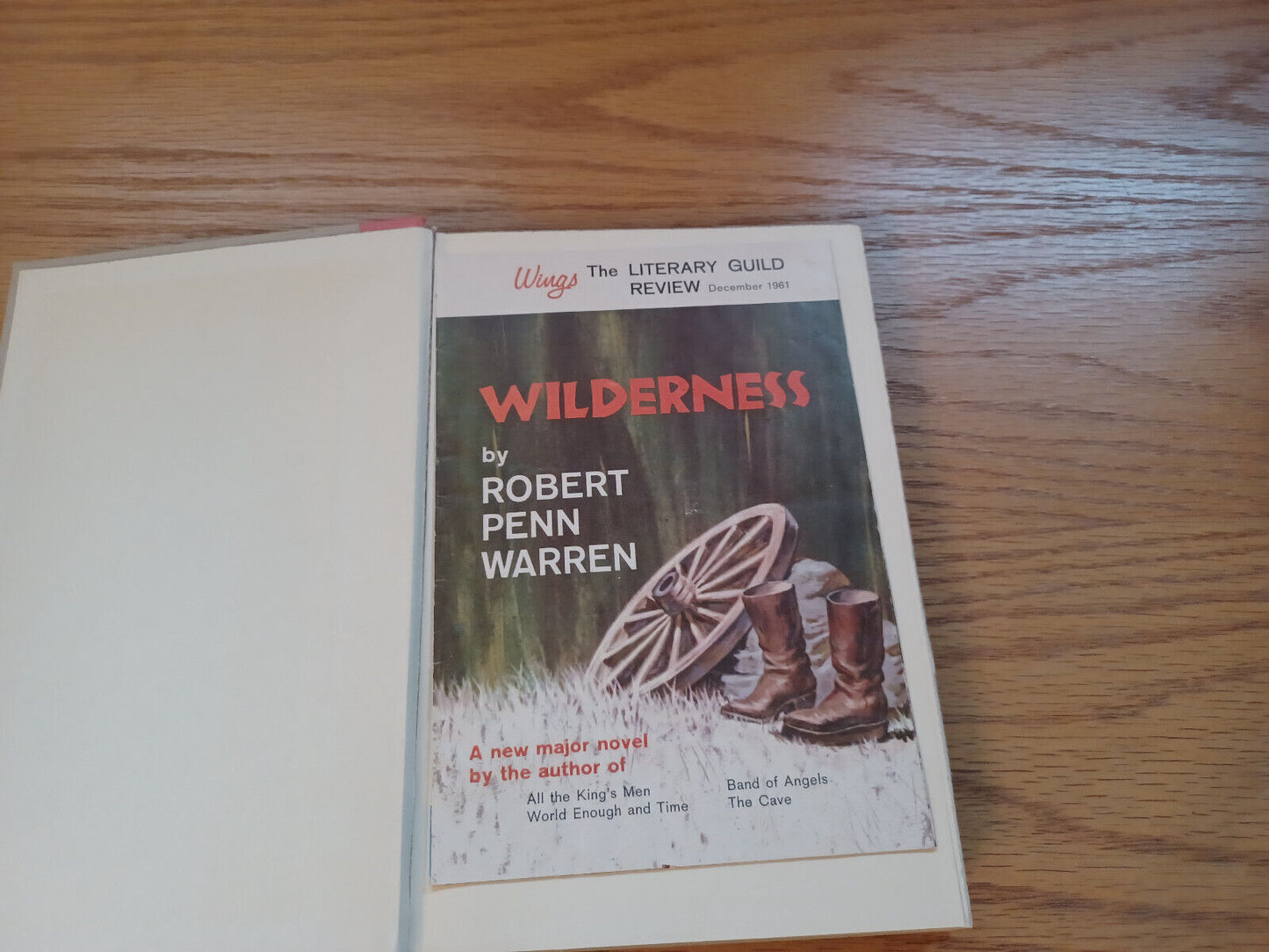 Wilderness A Tale Of The Civil War Robert Penn Warren 1961