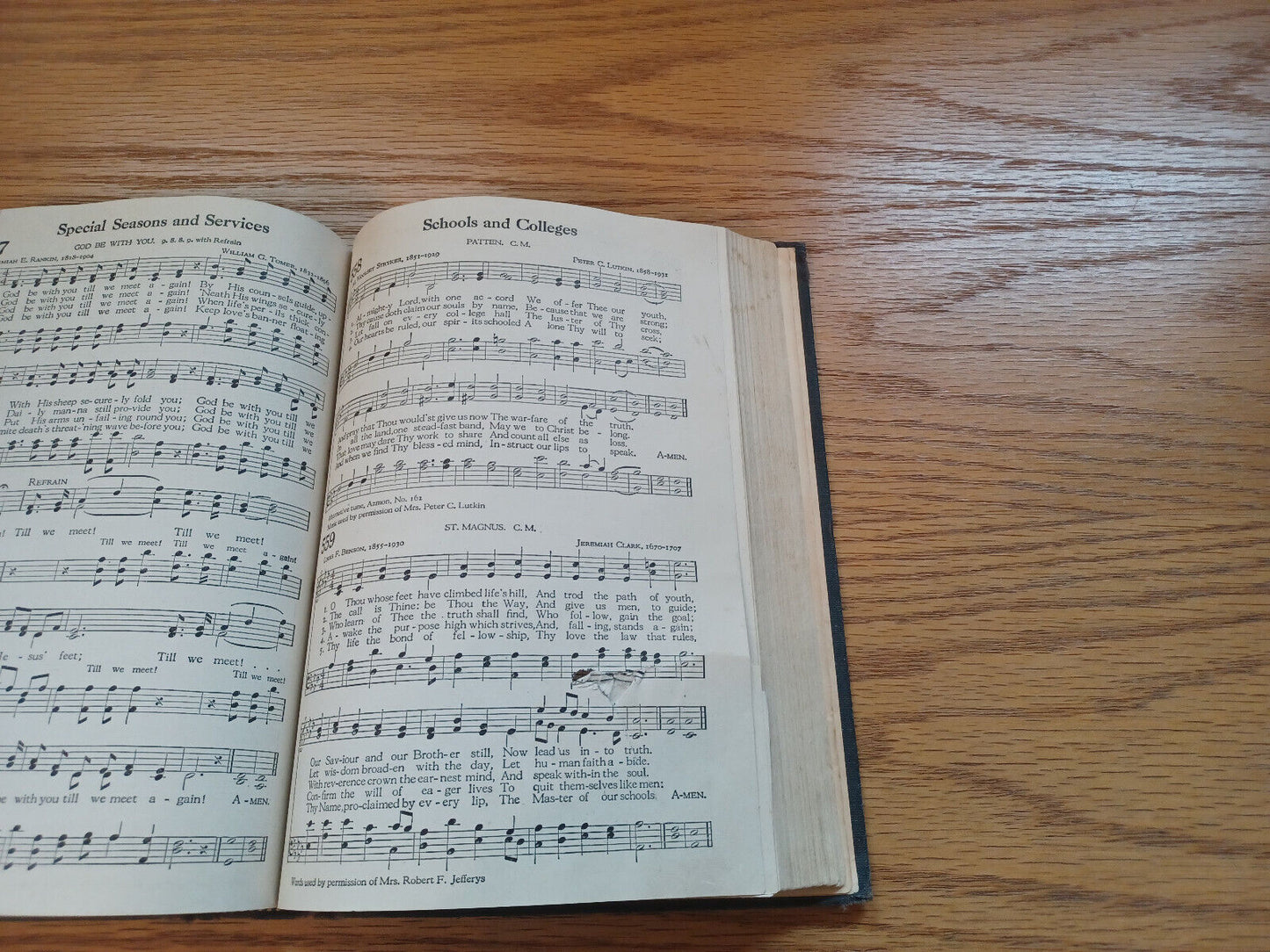 The Methodist Hymnal 1939 Methodist Church