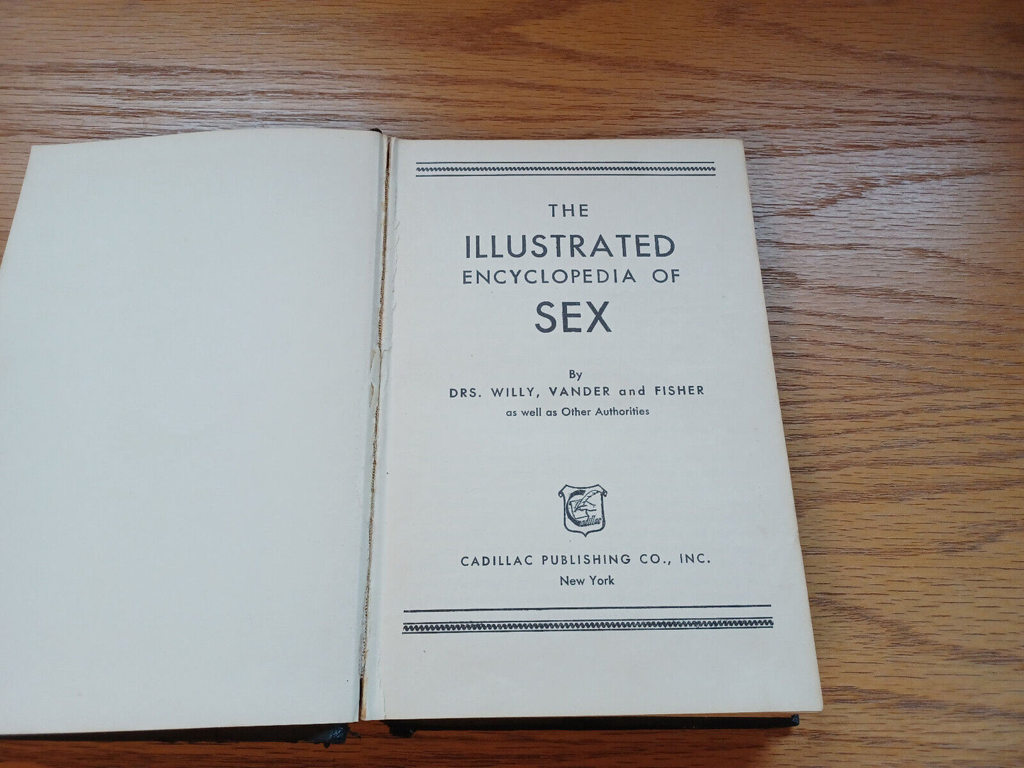 The Illustrated Encyclopedia Of Sex By Doctors Willy Vander And Fisher 1962