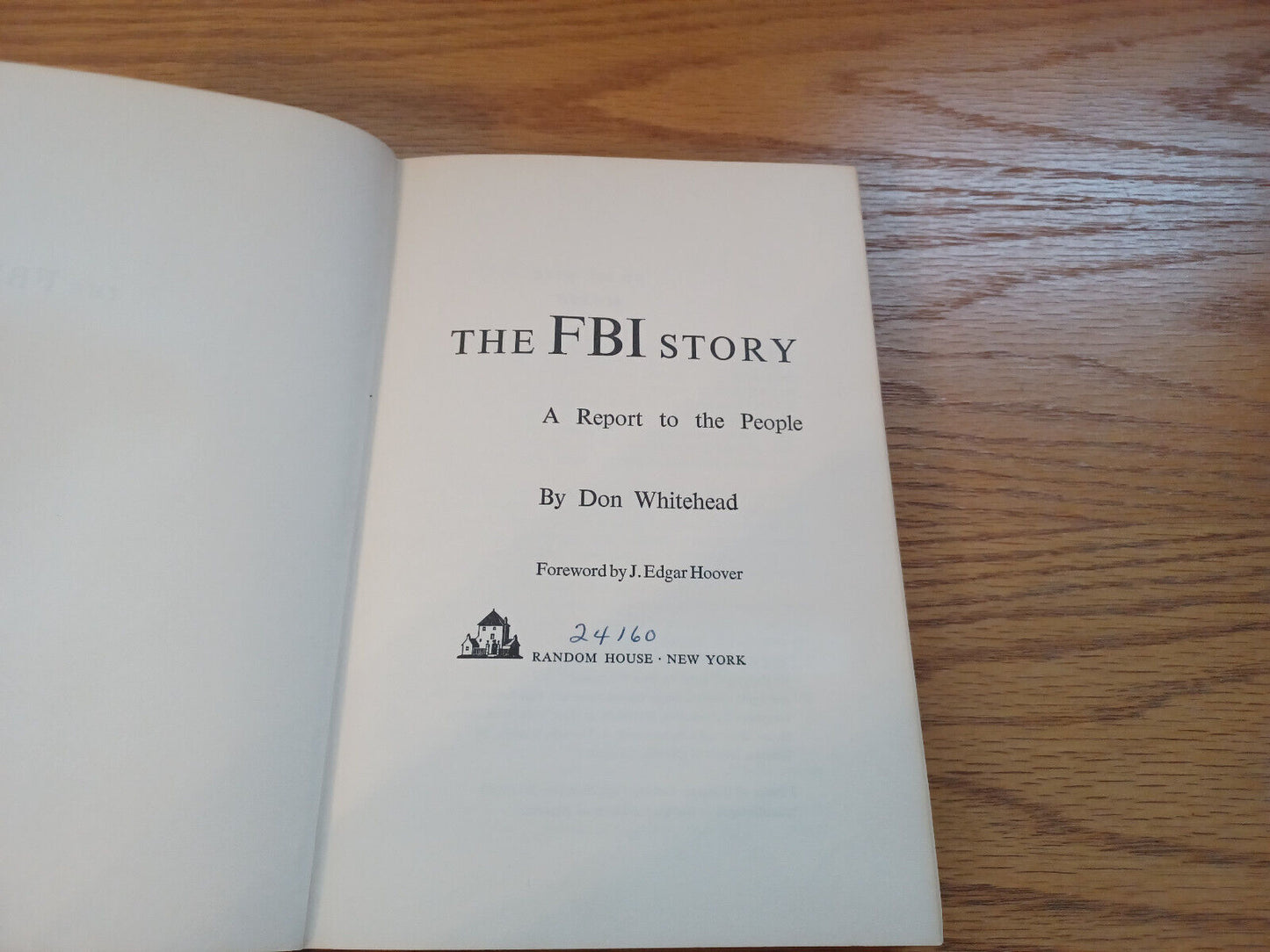 The Fbi Story A Report To The People Don Whitehead 1956 Dust Jacket