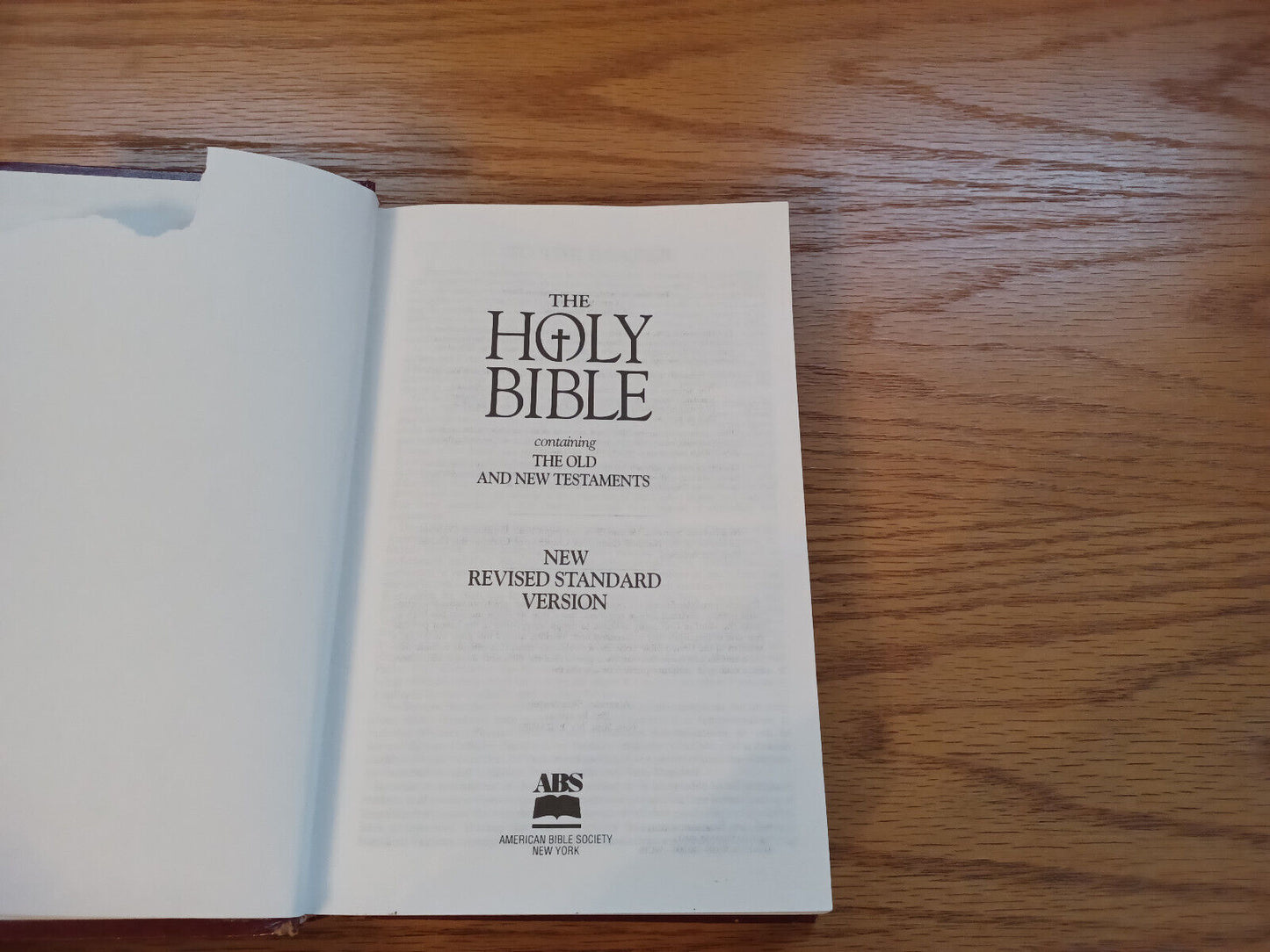 Holy Bible New Revised Standard Version 1989