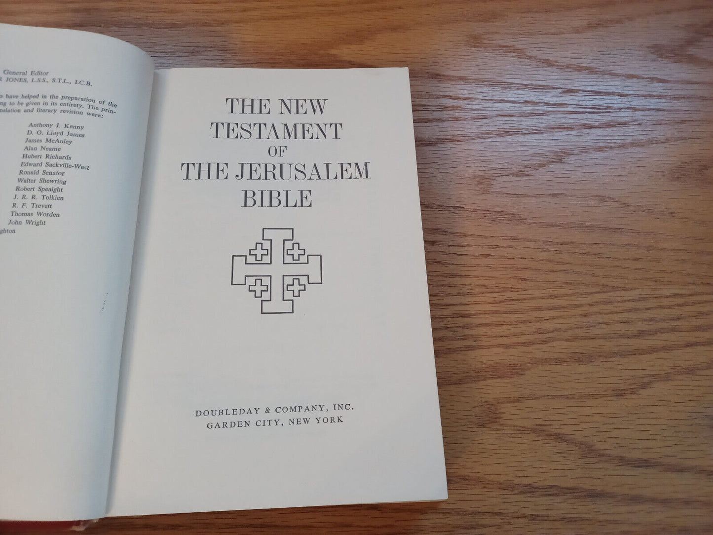 The New Testament Of The Jerusalem Bible First Edition 1966