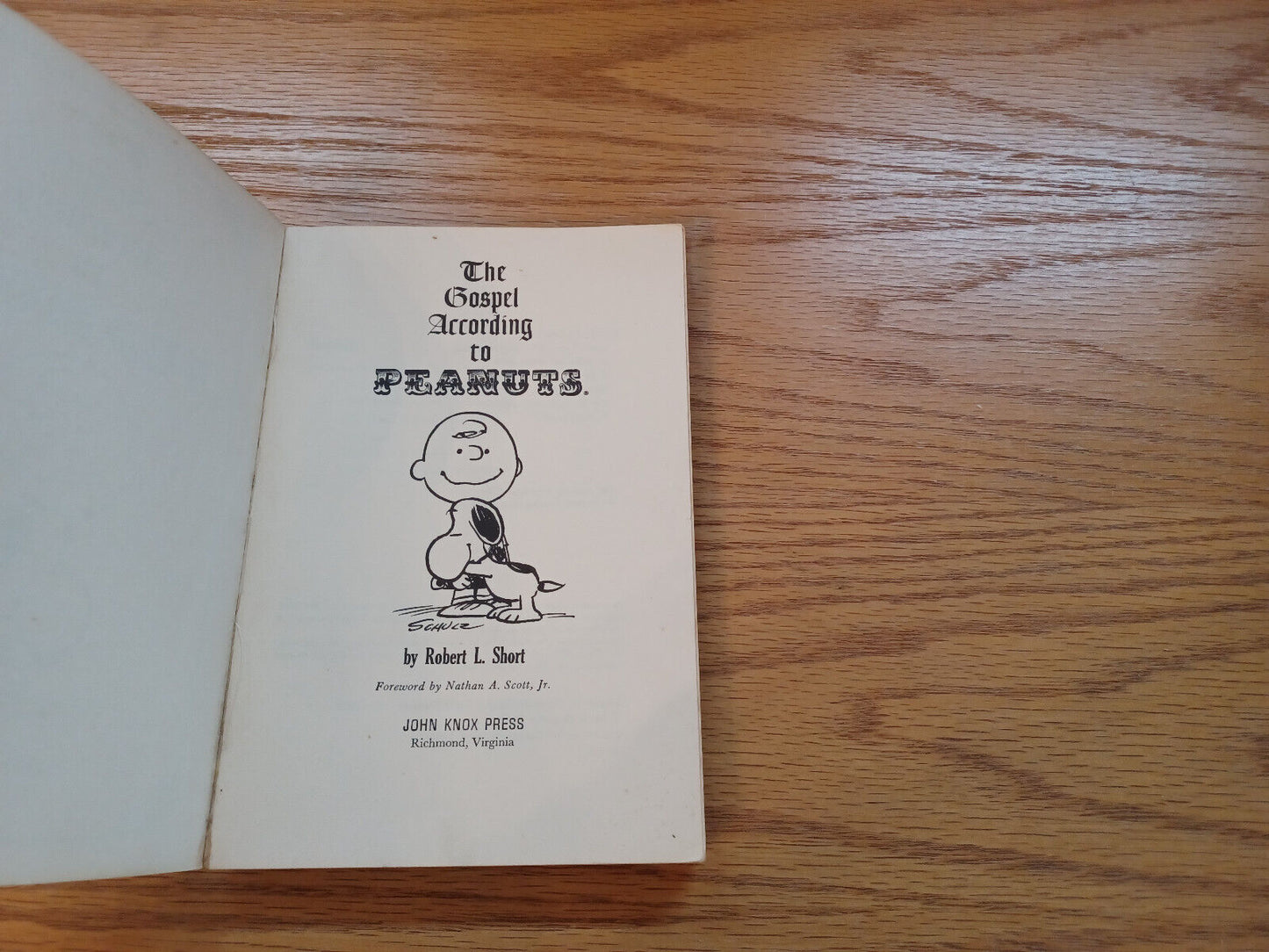 The Gospel According To Peanuts By Robert Short 1967