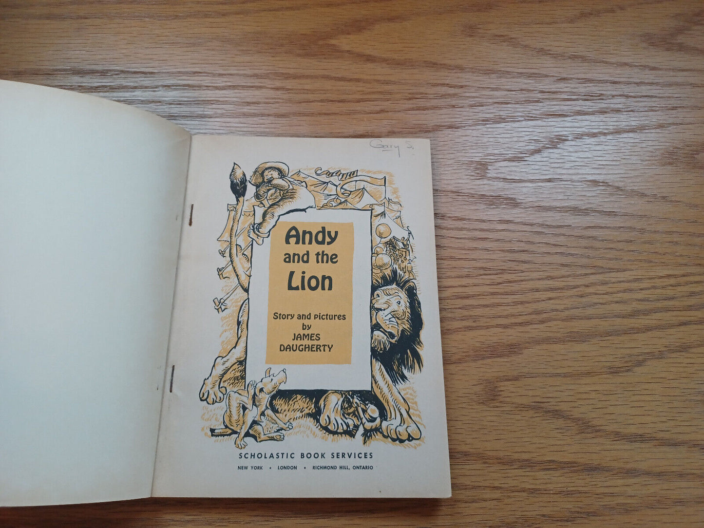 Andy And The Lion James Daugherty 1967