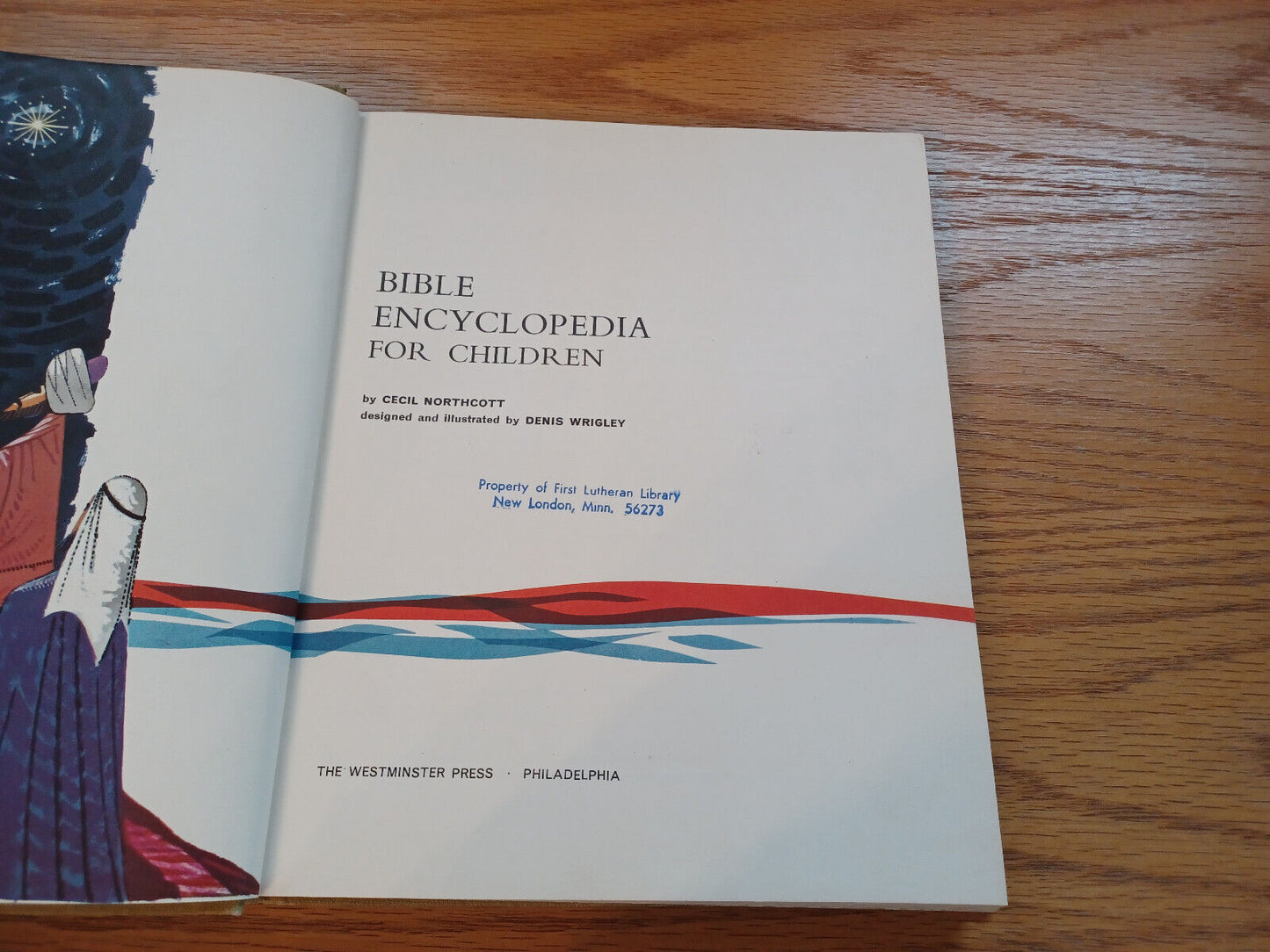 Bible Encyclopedia For Children By Cecil Northcott 1964