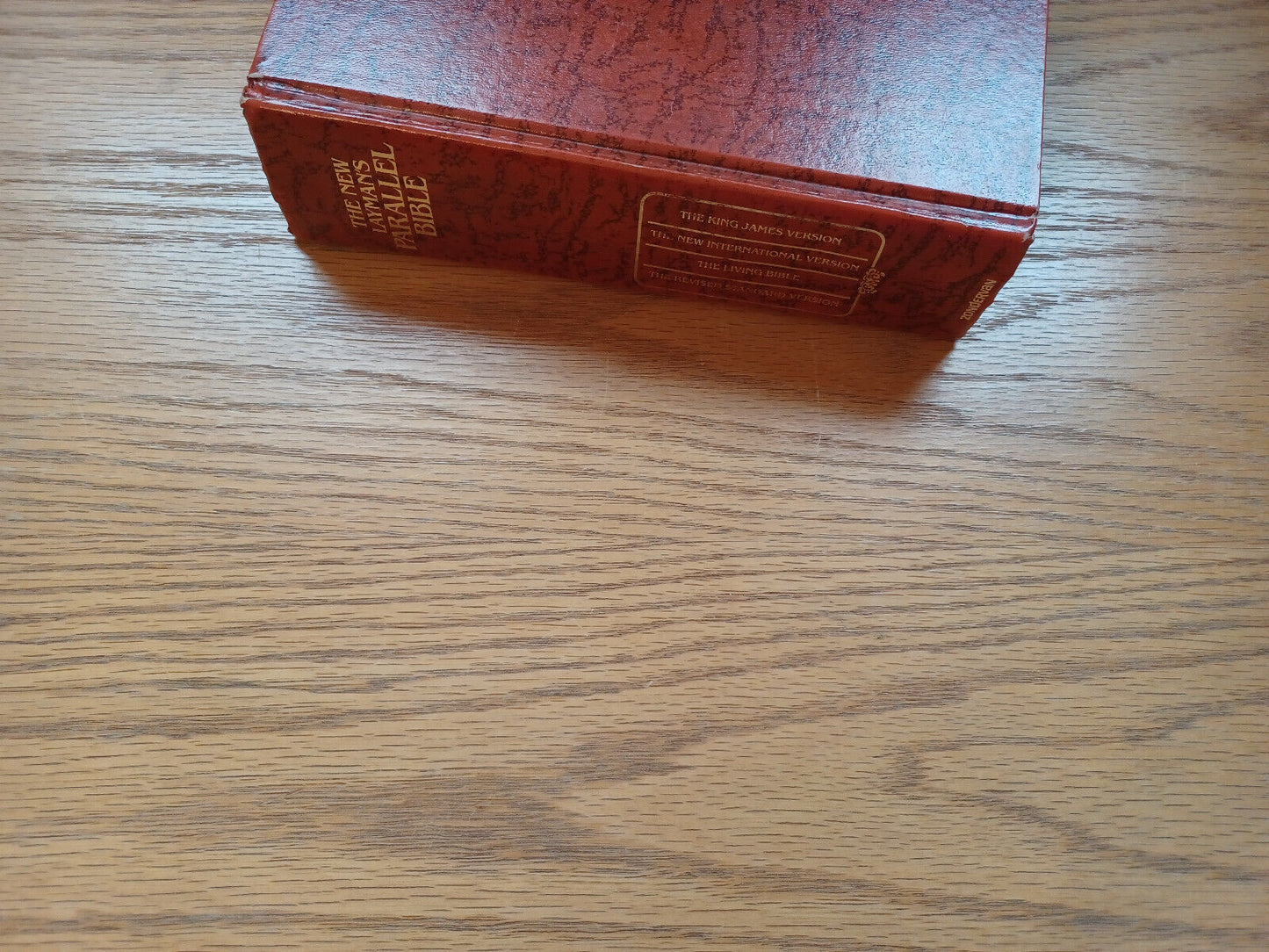 The New Layman'S Parallel Bible Kjv Niv Living Bible RSV 1984