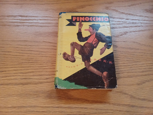 Pinocchio C Collodi 1924 Hardcover Dust Jacket