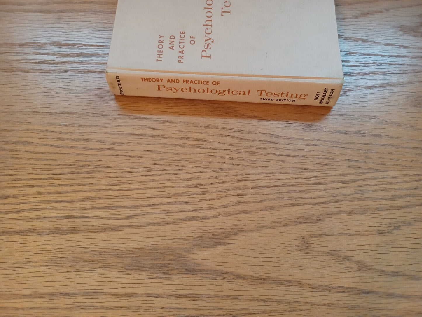 Theory And Practice Of Psychological Testing 1962 Frank S Freeman