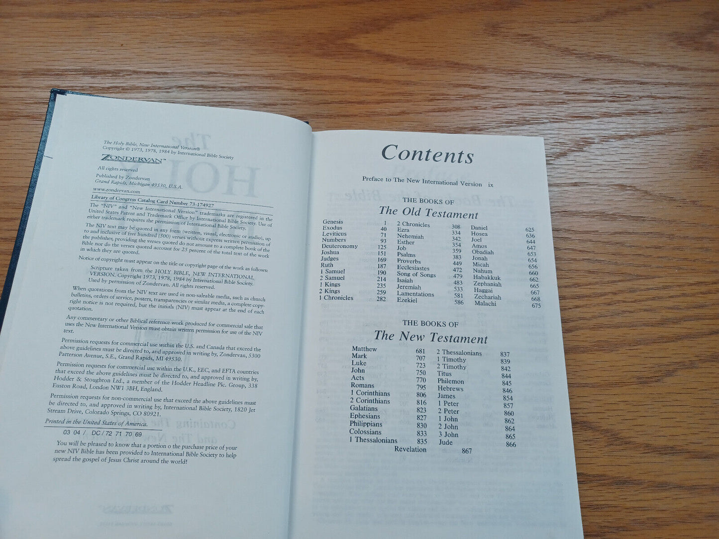 Holy Bible New International Version 1984