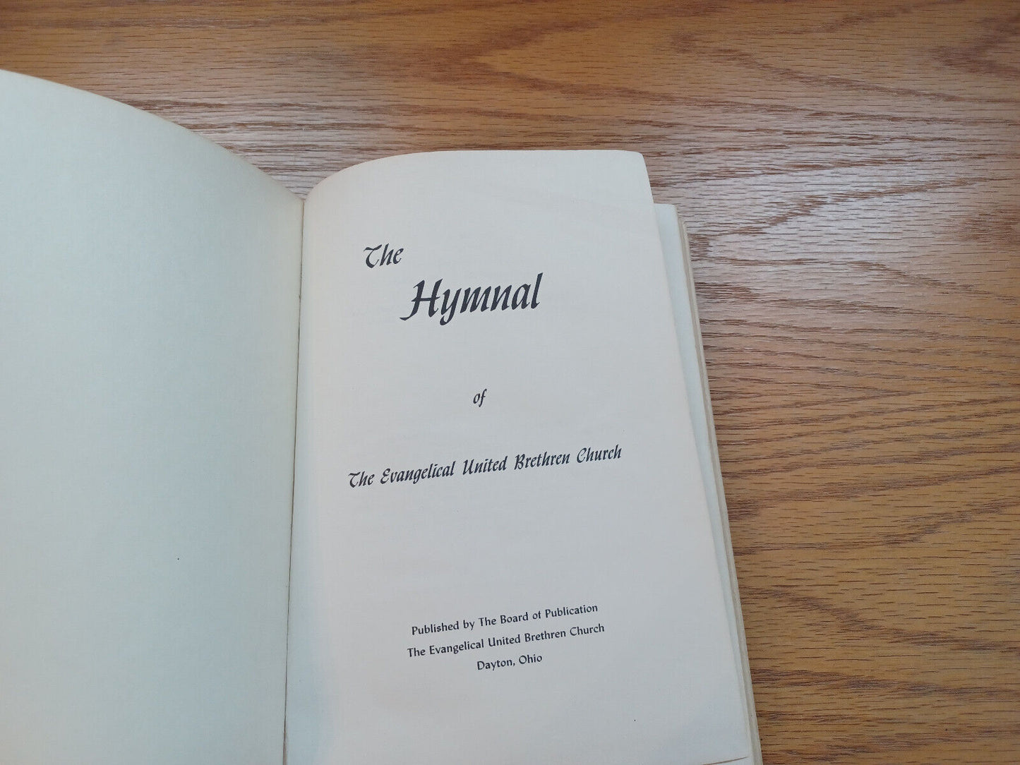 The Hymnal Of The Evangelical United Brethren Church 1957